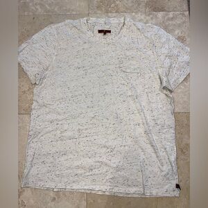 7 For All Mankind White Short Sleeve Tee
